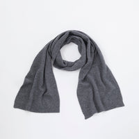 GREY PLAIN SCARF